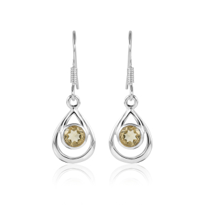 Citrine Hanging earring model E9-131 Citrine Hanging earring model E9-131