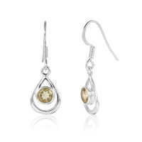Citrine Hanging earring model E9-131