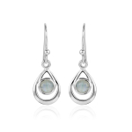 Rainbow Moonstone Hanging earring model E9-131