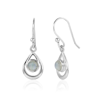 Rainbow Moonstone Hanging earring model E9-131