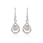 Rose Quartz Hanging earring model E9-131