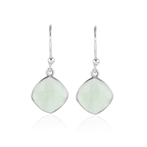 Prasiolite Hanging earring model E9-132 Prasiolite Hanging earring model E9-132