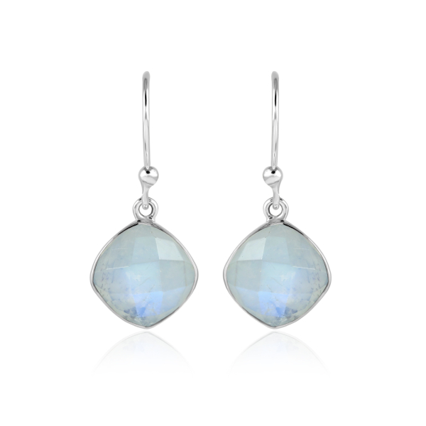 Regenboog Maansteen Oorhangers model E9-132