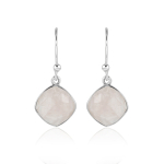 Rose Quartz Hanging earring model E9-132