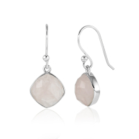 Rose Quartz Hanging earring model E9-132