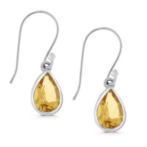 Citrine Hanging earring model E1-001