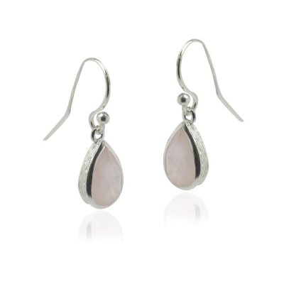Rose Quartz Hanging earring model E5-006