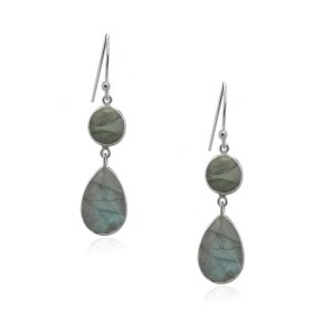 Labradorite Hanging earring model E5-019-0003