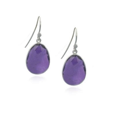 Amethyst Hanging earring model E5-031