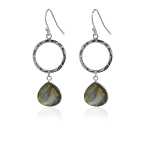 Labradorite Hanging earring model E5-041