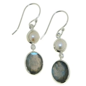 Labradorite Hanging Earring model E5-057