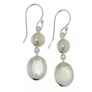 Rainbow Moonstone Hanging Earring model E5-057