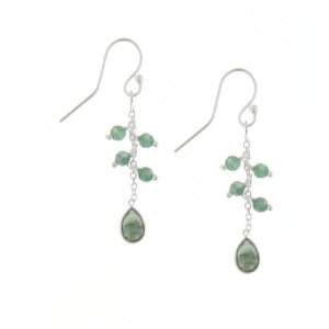 Aventurine Hanging earring model E5-080