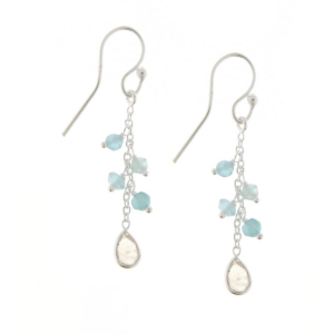 Rainbow Moonstone Hanging earring model E5-080