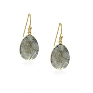 Labradorite Hanging earring E5g-031