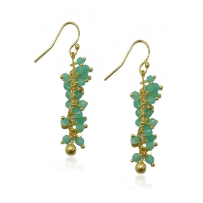 Amazonite Hanging earring model E5g-047