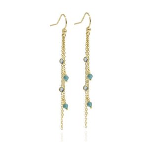 Apatite Hanging earring model E5g-052