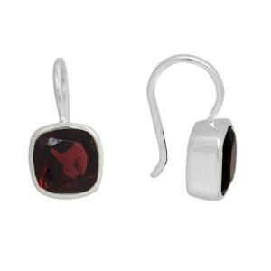 Garnet Hanging earring model E6-012