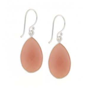 Pink Opal Hanging earring model E6-015