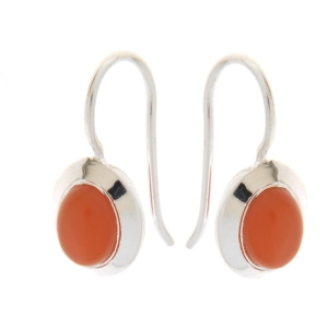 Moonstone, peach Hanging earring model E6-020