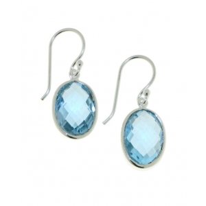 Blue Topaz Hanging earring model E6-025