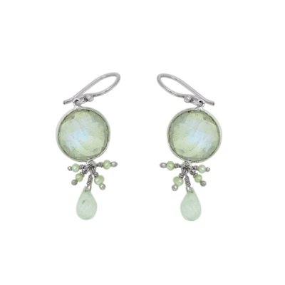 Rainbow Moonstone Hanging earring model E6-027