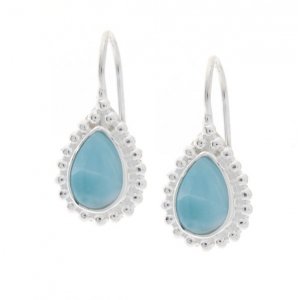 Larimar Hanging earring model E6-035