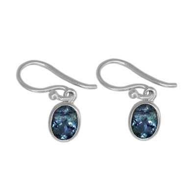 Aquamarine Hanging earring model E6-036