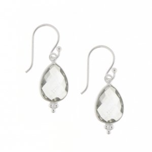 Prasiolite Hanging earring model E6-041