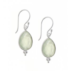 Prehnite Hanging earring model E6-041