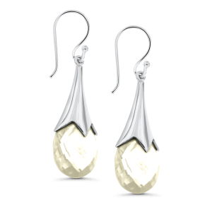 Rock Crystal Hanging earring model E6-053