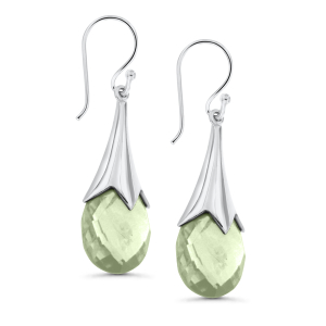 Prehnite Hanging earring model E6-053