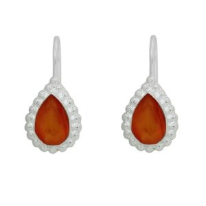 Carnelian Hanging earring model E6-035