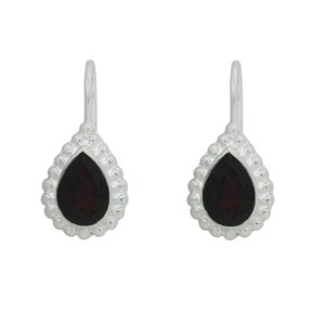 Garnet Hanging earring model E6-035