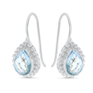 Blue Topaz Hanging earring model E6-035