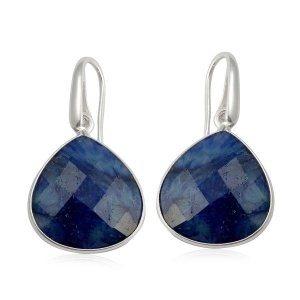 Blue Sapphire Hanging earring E7-014