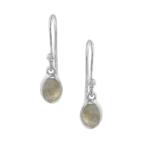 Labradorite Hanging earring model E7-019