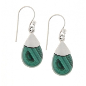 Malachite Hanging earring model E9-101