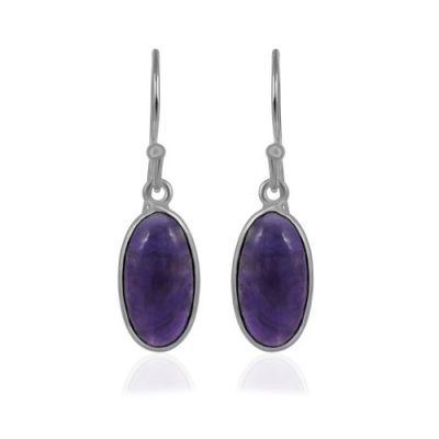 Amethyst Hanging earring model E9-117