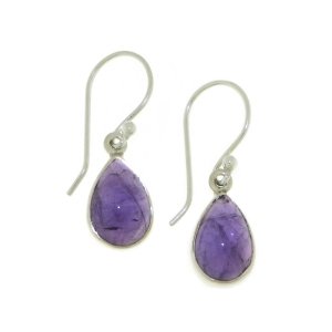 Amethyst Hanging earring model E9-118