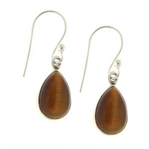 Tiger's eye Hanging earring model E9-118