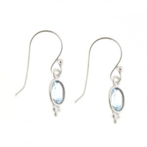 Blue Topaz Hanging earring model E9-121