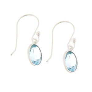 Blue Topaz Hanging earring model E9-124