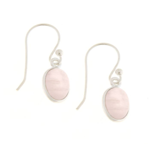 Roze Quarts Hanging earring model E9-124