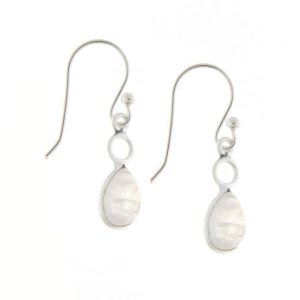 Rainbow Moonstone Hanging earring model E9-125