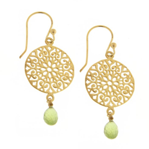 Peridot Hanging Earring model E9g-122