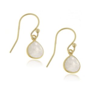 Rainbow Moonstone Hanging earring model E5g-044