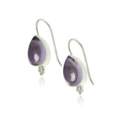 Amethyst Hanging earring model E6-017
