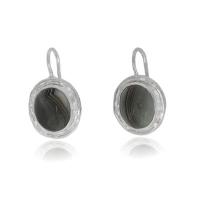 Agate Hanging earring model E6-033