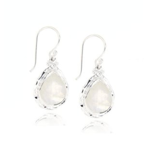 Rainbow Moonstone Hanging earring model E6-034 Rainbow Moonstone Hanging earring model E6-034